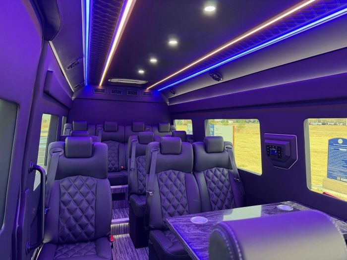 Executive Sprinter seating – Fort Collins limo service